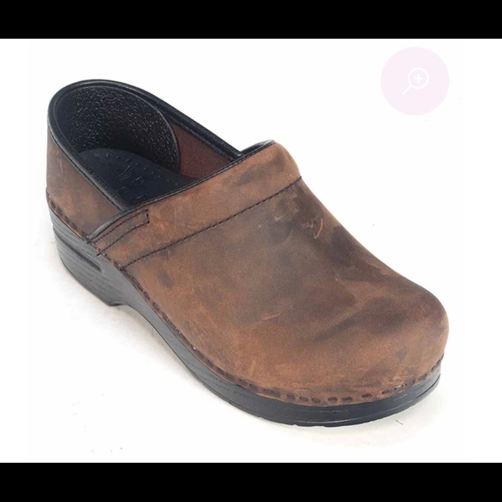 Size 8 Dansko Professional Brown Leather Clog